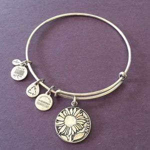 Alex and Ani “Niece” Bangle Bracelet Shiny Silver